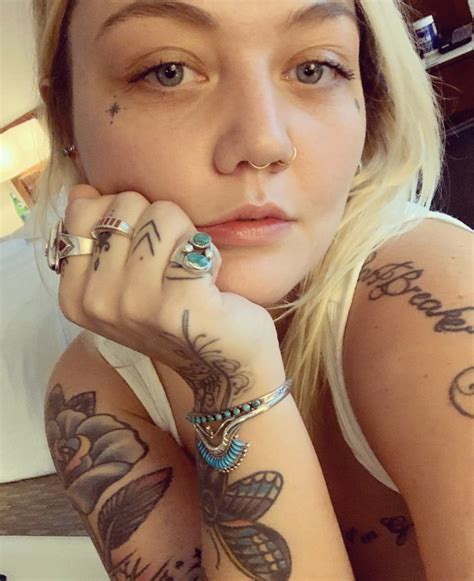 elle king tattoos|elle king recent pics.